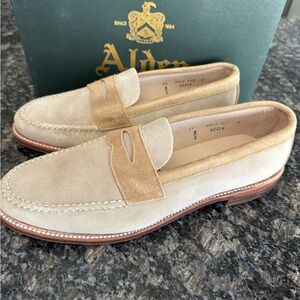 $726 Alden Todd Snyder x Alden Two-Tone Penny Loafer Suede Dress Shoes. NWB Pick